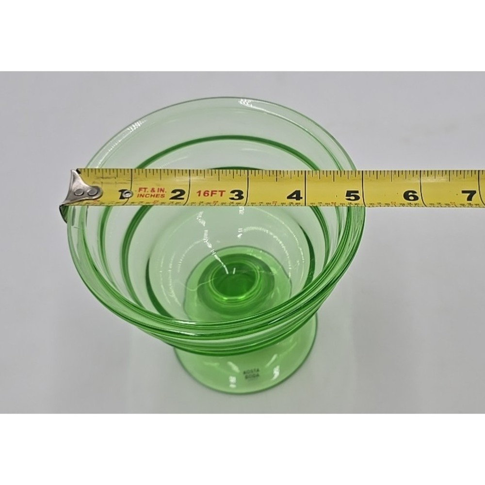 VTG KOSTA BODA By Me Green Footed Bowl Martti Rytkonen - Picture 7 of 9